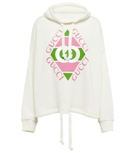 gucci logo cotton hoodie|gucci oversized hoodie.